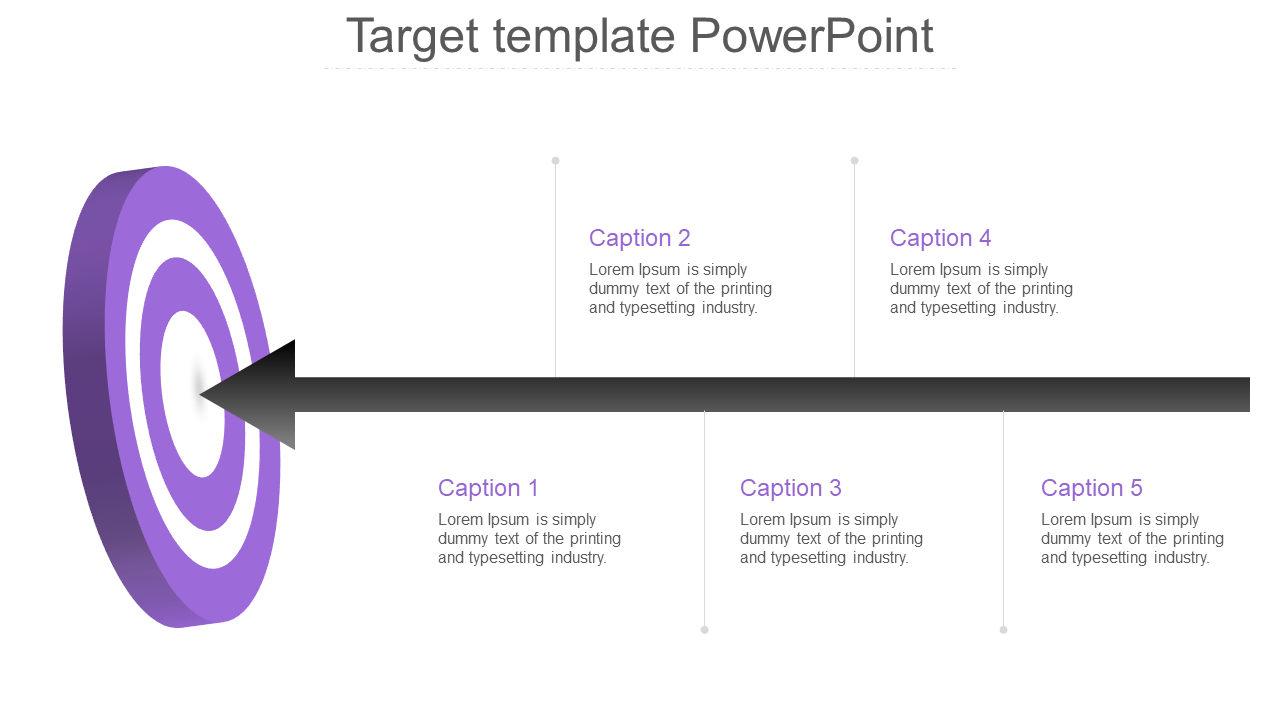 target template powerpoint-purple